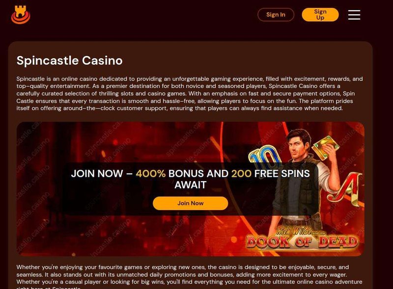 How Can UK Players Hit the Jackpot at Spin Castle Casino?